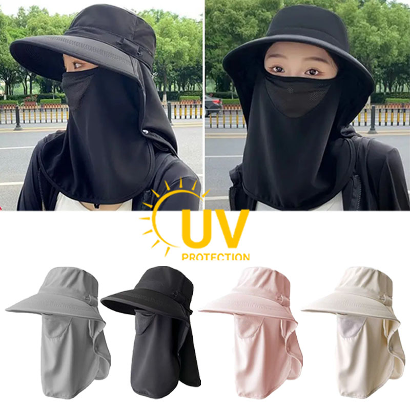 Fishing Mask Sun Protection - Full Coverage Sun Hat with Face