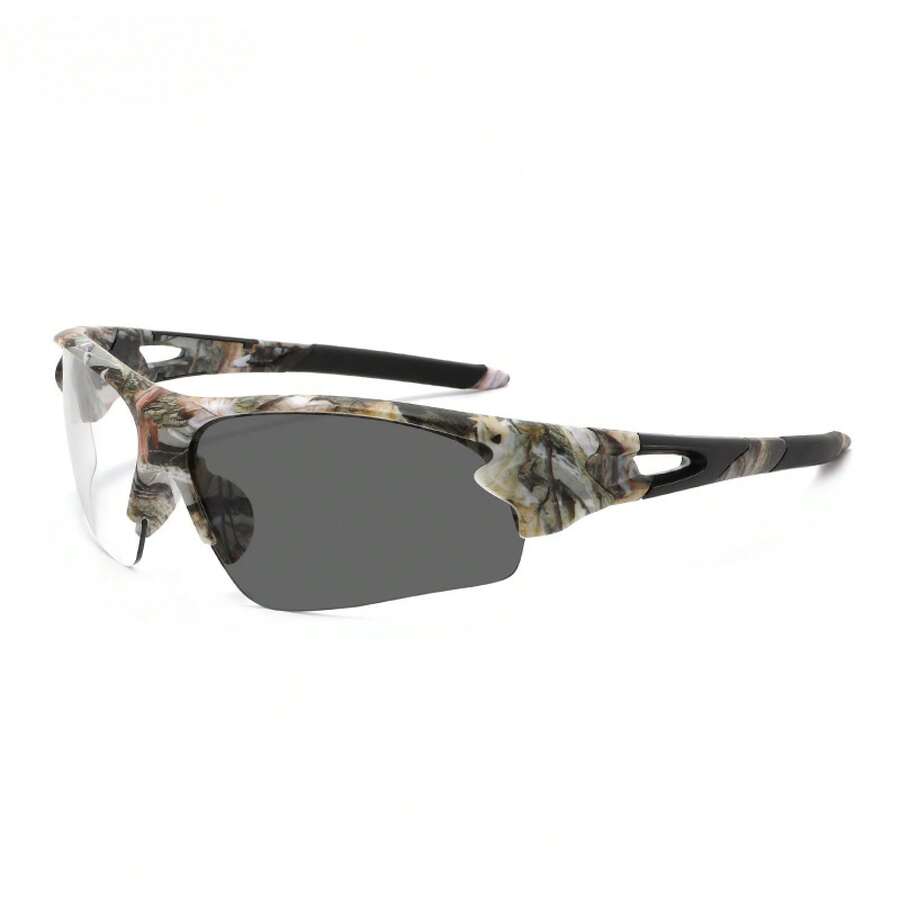 Semi-Rimless Camouflage Sport  – Fishing Sunglasses Polarized recenzja i cena
