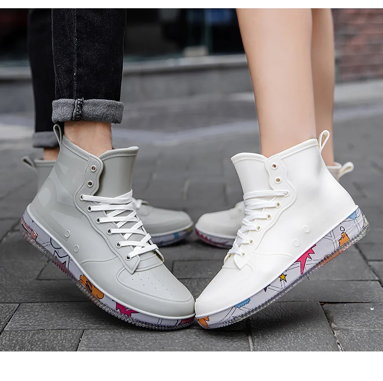Men Rain Boots Fashion Trendy  – Fishing Boots recenzja i cena