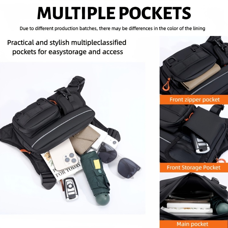Men's Tactical Chest Bag, Runn – Fishing Vest recenzja i cena