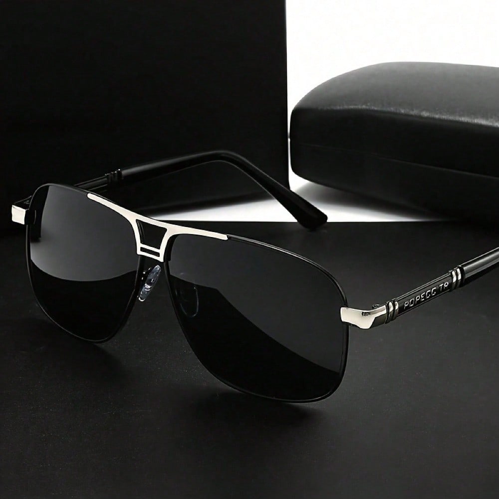 Large Metal Polarized Men And  – Fishing Sunglasses Polarized recenzja i cena