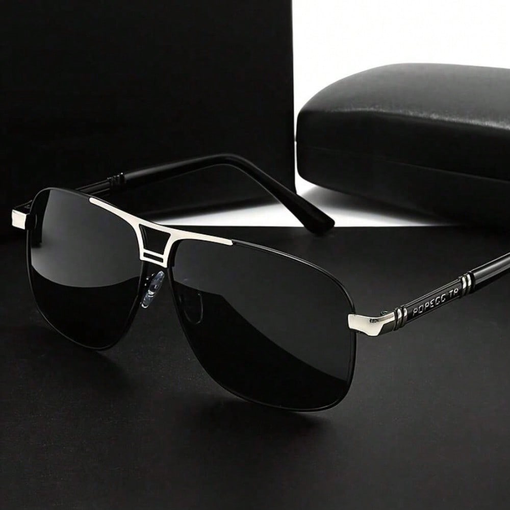 Large Metal Polarized Men And  – Fishing Sunglasses Polarized recenzja i cena