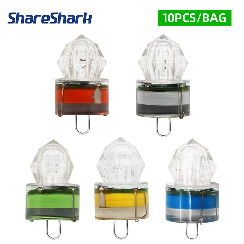 ShareShark 10pcs/bag LED Fishi – Fishing Bag Waterproof recenzja i cena