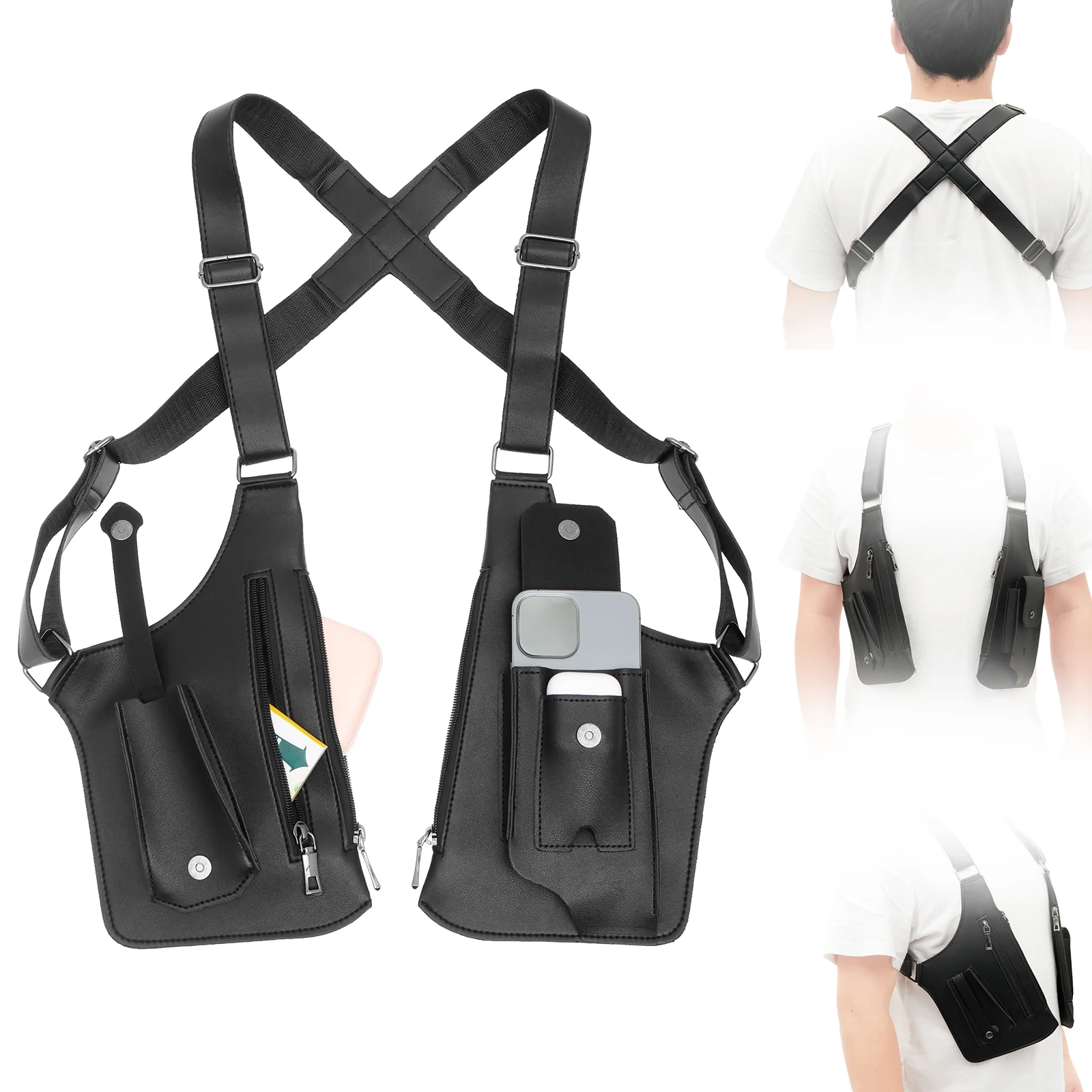 Underarm Anti Theft Bag PU Dou – Fishing Bag Waterproof recenzja i cena