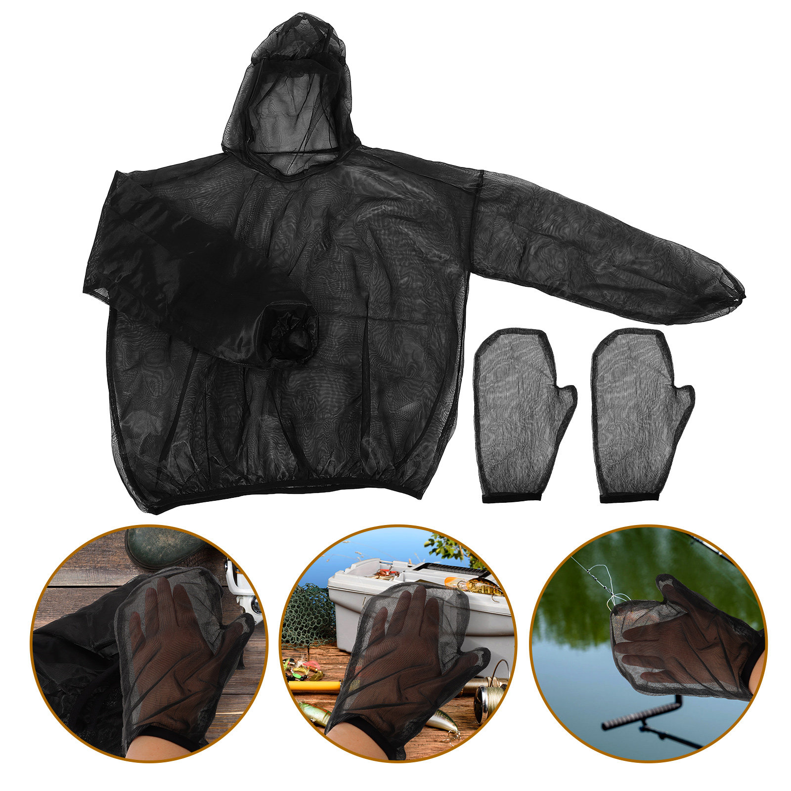 1Set Mosquito Proof Clothing G – Fishing Gloves recenzja i cena