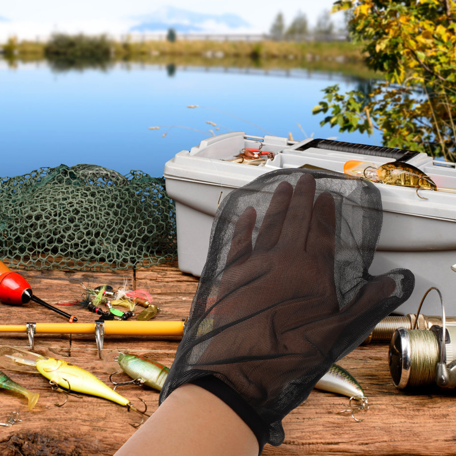 1Set Mosquito Proof Clothing G – Fishing Gloves recenzja i cena