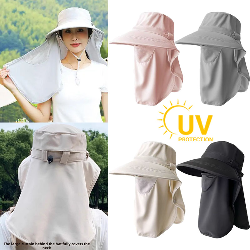 Summer Sun Hats with Face Mask – Fishing Mask Sun Protection recenzja i cena