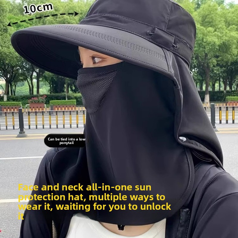 Summer Sun Hats with Face Mask – Fishing Mask Sun Protection recenzja i cena
