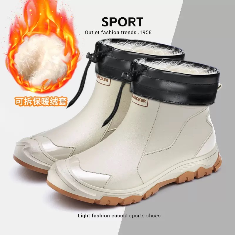Waterproof Men's Rain Shoes Fa – Fishing Boots recenzja i cena