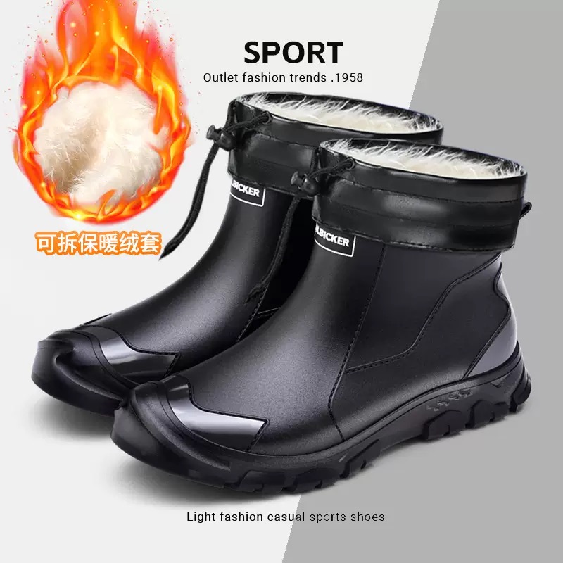 Waterproof Men's Rain Shoes Fa – Fishing Boots recenzja i cena