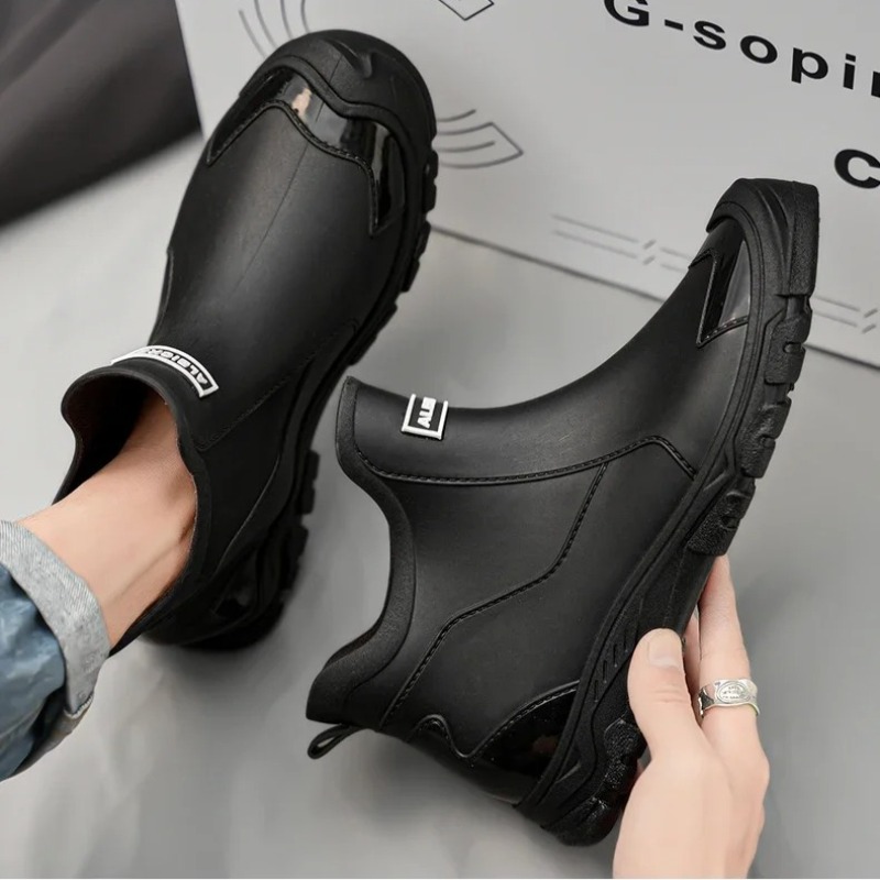 Waterproof Men's Rain Shoes Fa – Fishing Boots recenzja i cena
