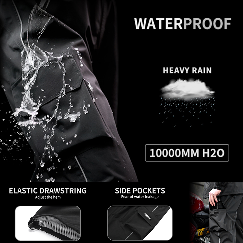 WOSAWE Motorcycle Rain Pants R – Fishing Rain Suit recenzja i cena