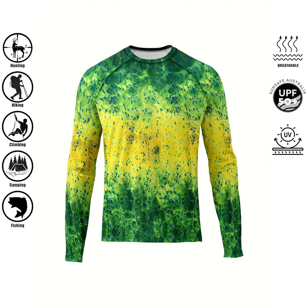 Summer Fishing Shirt Men's Lon – Fishing Shirt Uv Protection recenzja i cena