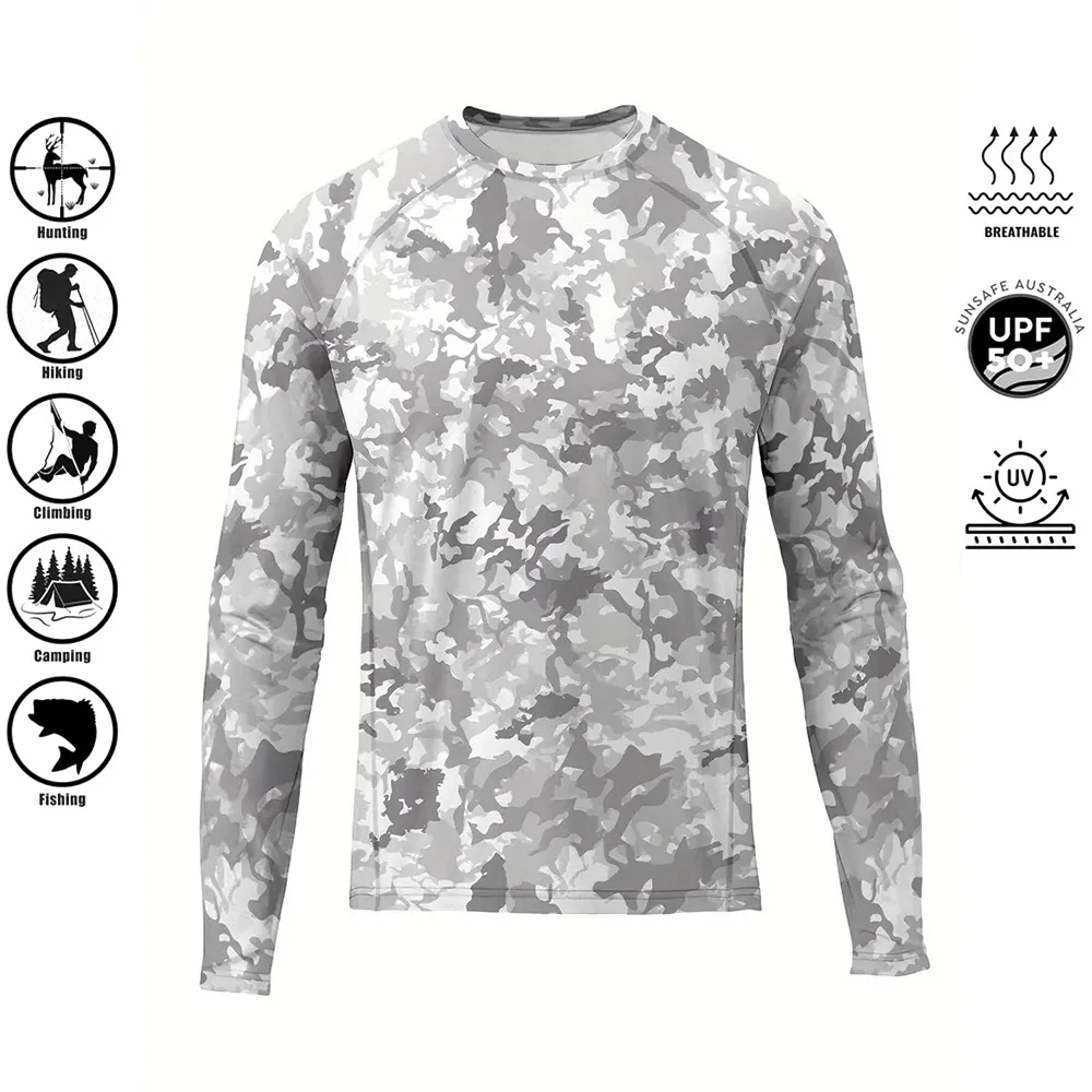 Summer Fishing Shirt Men's Lon – Fishing Shirt Uv Protection recenzja i cena