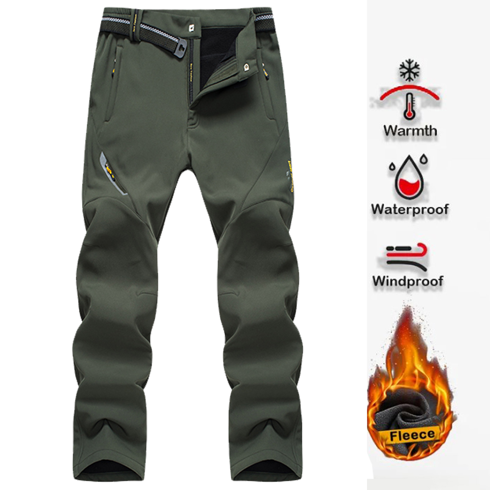 Men's Hiking Pants Softshell O – Fishing Pants Waterproof recenzja i cena