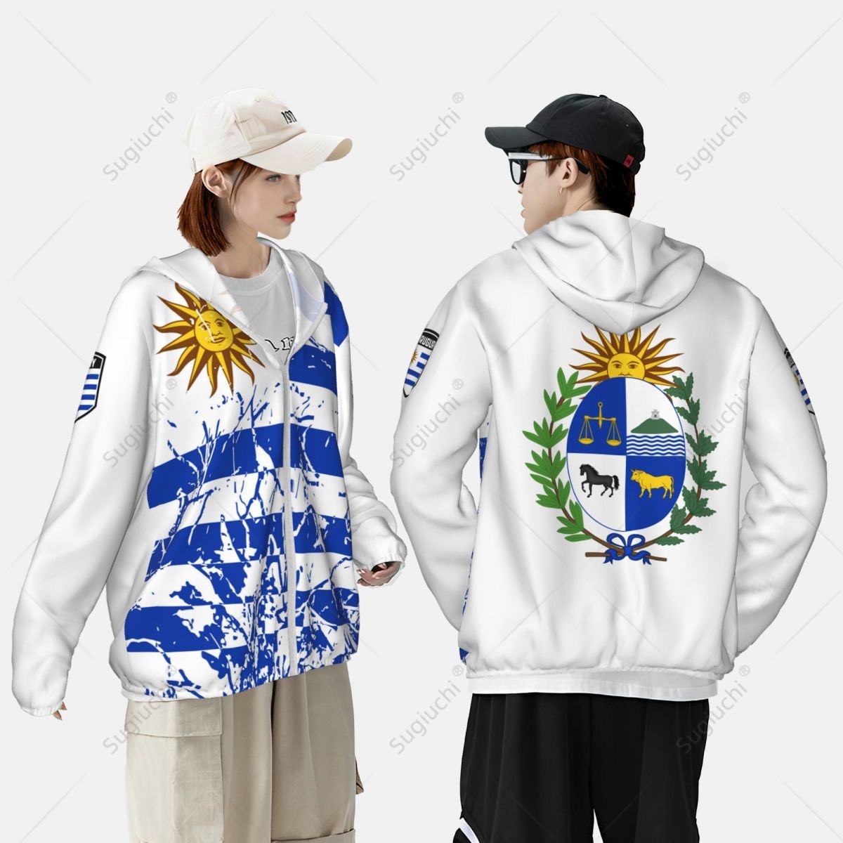Uruguay Flag Sun Protection Ho – Fishing Hoodie recenzja i cena