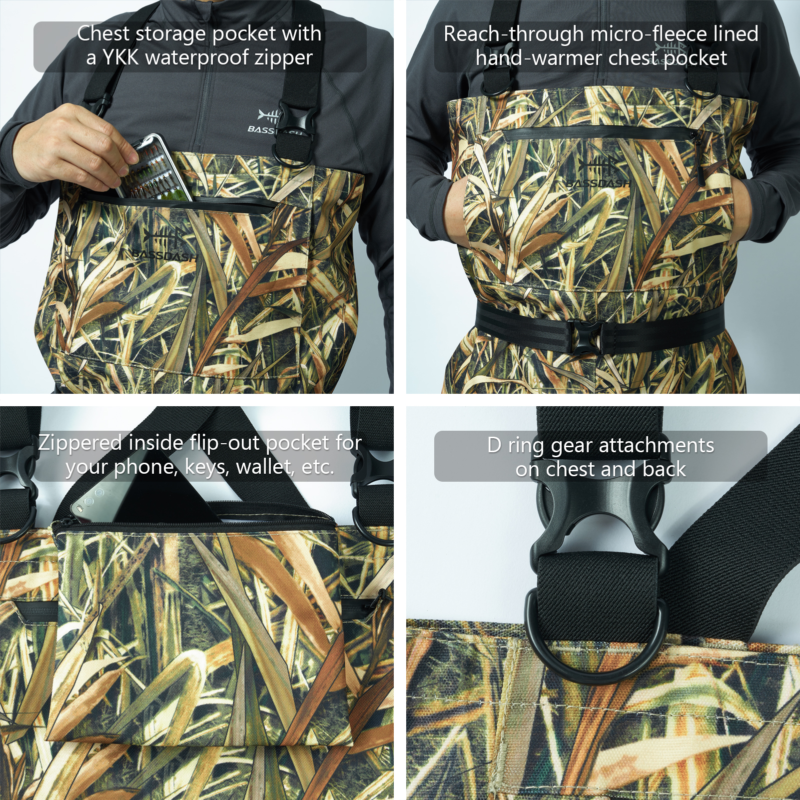 BASSDASH Men Women Boot Foot W – Fishing Waders recenzja i cena
