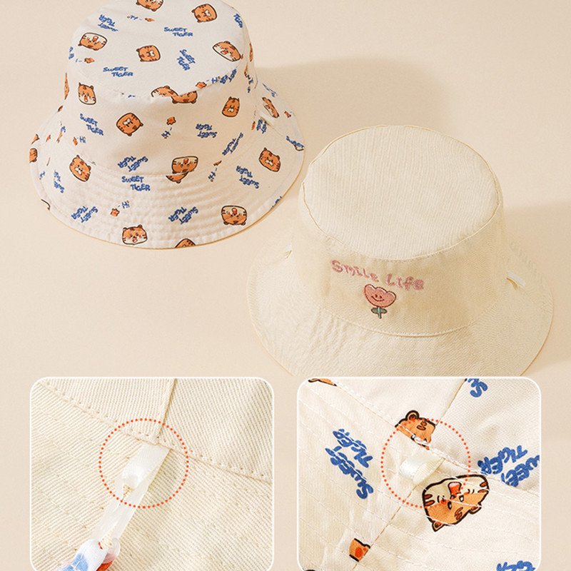 Letter Embroidered Baby Bucket – Fishing Hat recenzja i cena