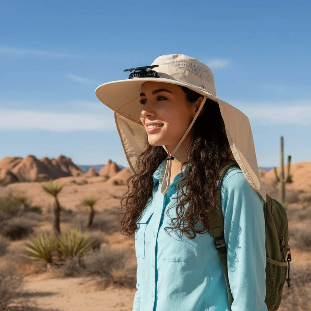 New UPF50+ Solar Fan Hat with  – Fishing Hat recenzja i cena