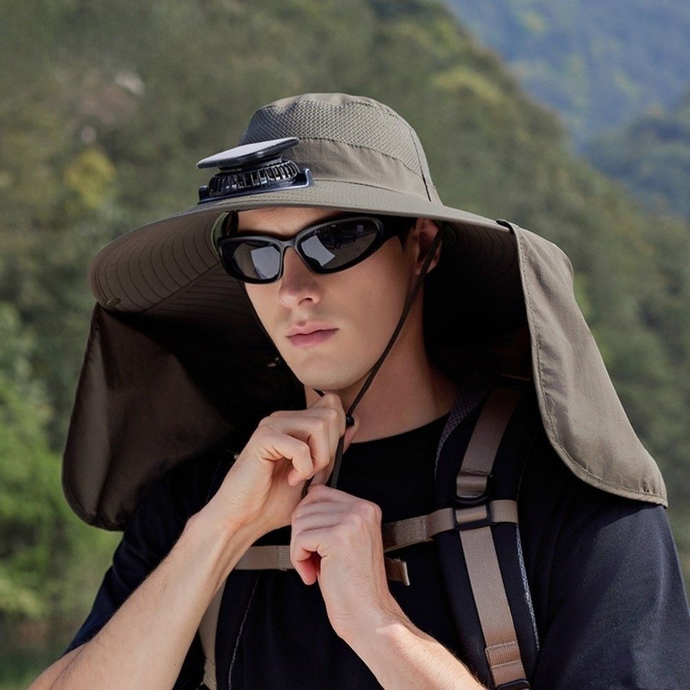 New UPF50+ Solar Fan Hat with  – Fishing Hat recenzja i cena
