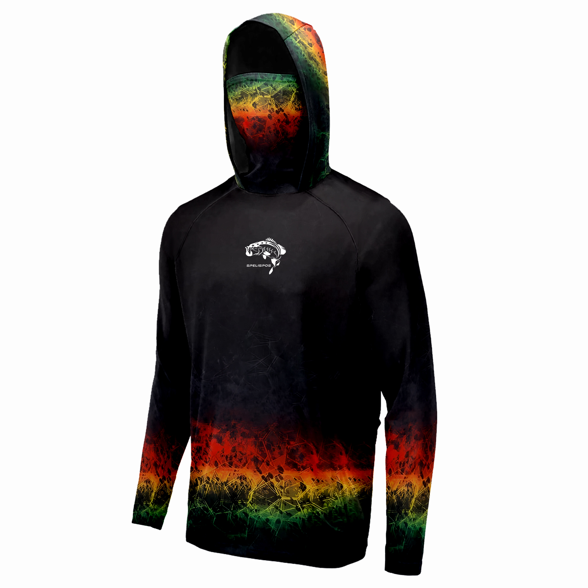 Fishing Shirt Red Hoodie Mask  – Fishing Mask Sun Protection recenzja i cena