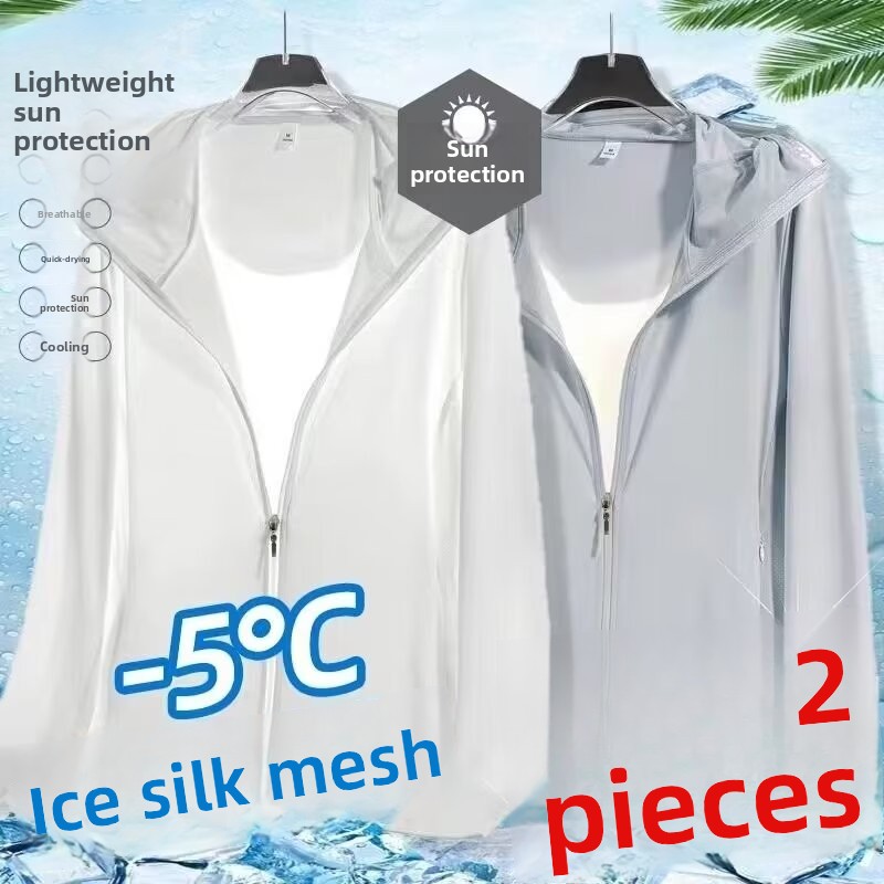 Ice Silk Men's Summer Thin Air – Fishing Shirt Uv Protection recenzja i cena