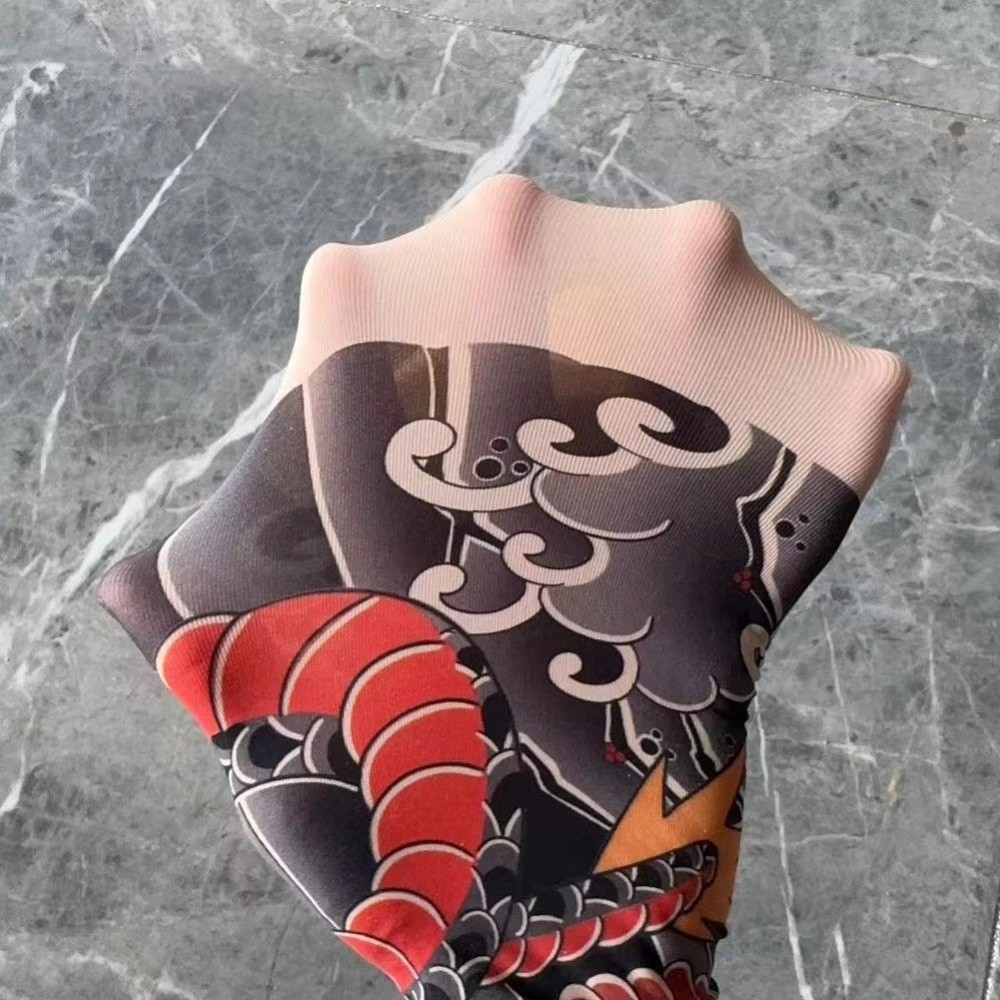 Full Leg Fake Tattoo Socks Pri – Fishing Socks recenzja i cena