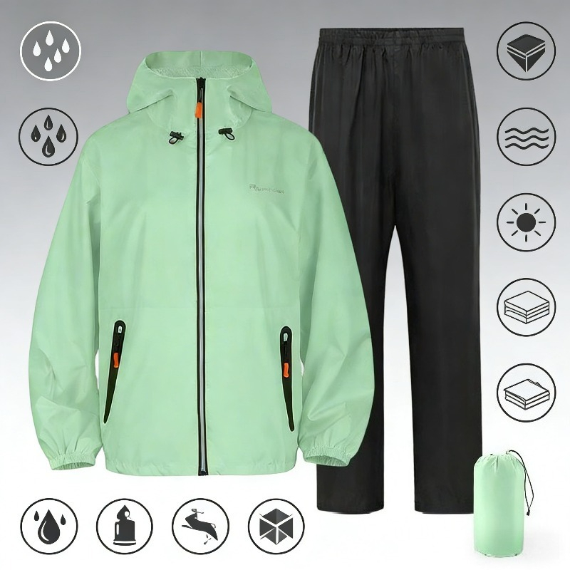 Waterproof Rain Suit Set Full  – Fishing Rain Suit recenzja i cena