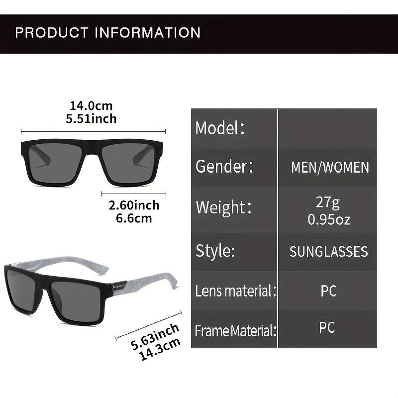 Fashion Travel Square Polarize – Fishing Sunglasses Polarized recenzja i cena