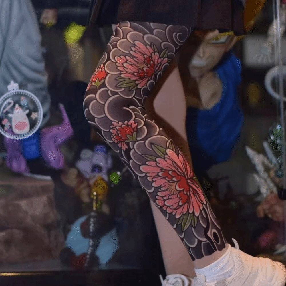 New Full Leg Fake Tattoo Socks – Fishing Socks recenzja i cena