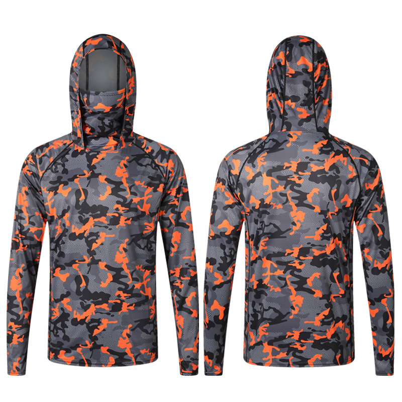 Camouflage Fishing T-shirt wit – Fishing Shirt Uv Protection recenzja i cena