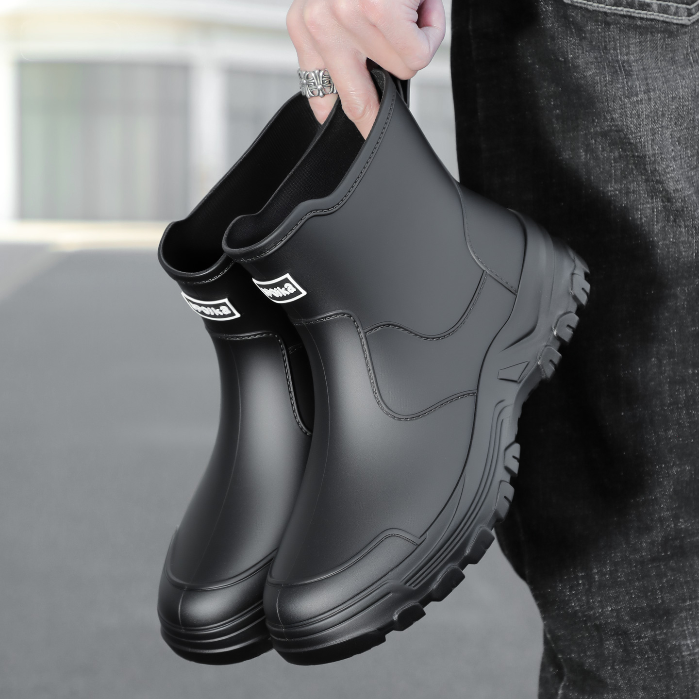 Fashionable new style men's mi – Fishing Boots recenzja i cena