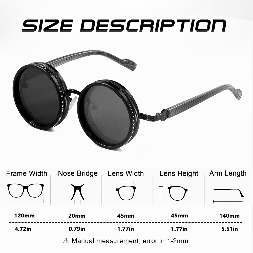 CRIXALIS 2Pcs Polarized Steam  – Fishing Sunglasses Polarized recenzja i cena