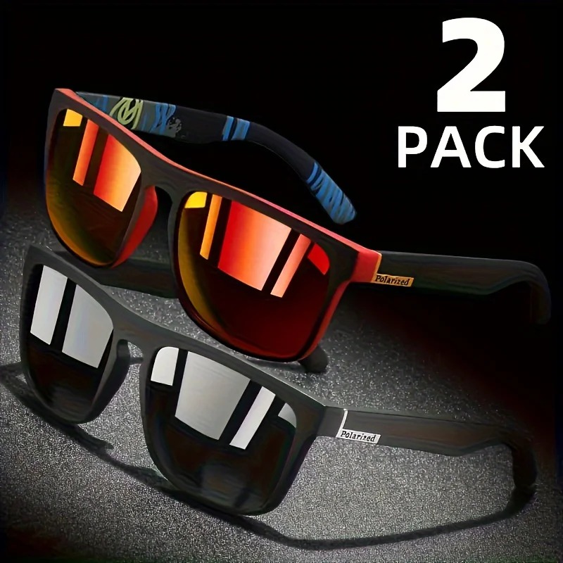 1/2pcs Square Sport Sunglasses – Fishing Sunglasses Polarized recenzja i cena