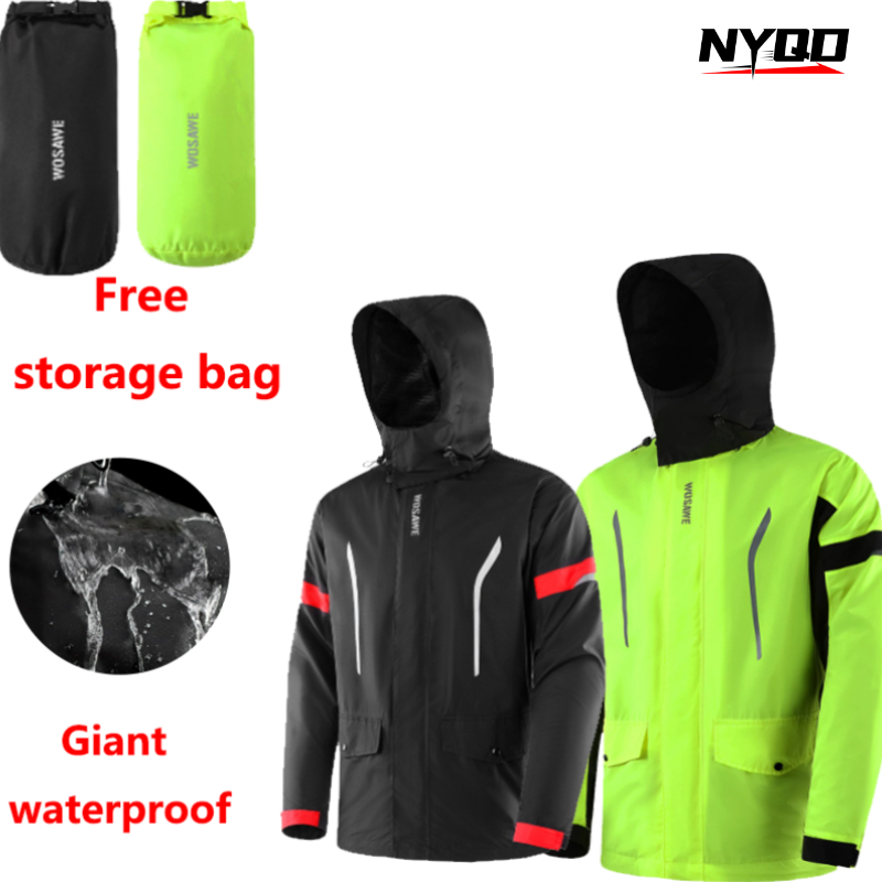 WOSAWE Motorcycle Raincoat Wat – Fishing Rain Suit recenzja i cena
