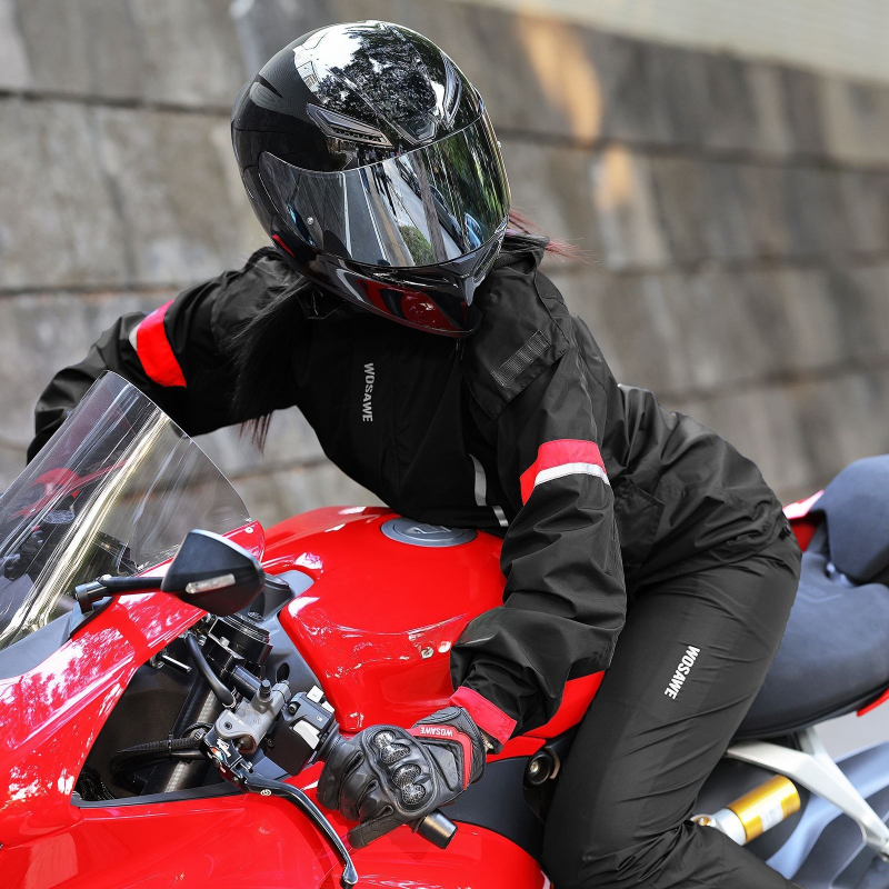 WOSAWE Motorcycle Raincoat Wat – Fishing Rain Suit recenzja i cena