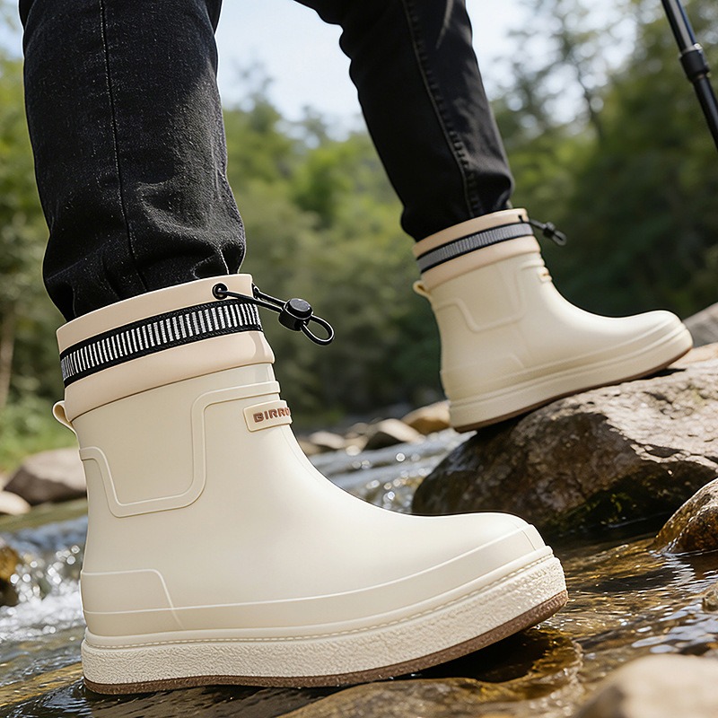 Men Rain Shoes Outdoor Waterpr – Fishing Boots recenzja i cena