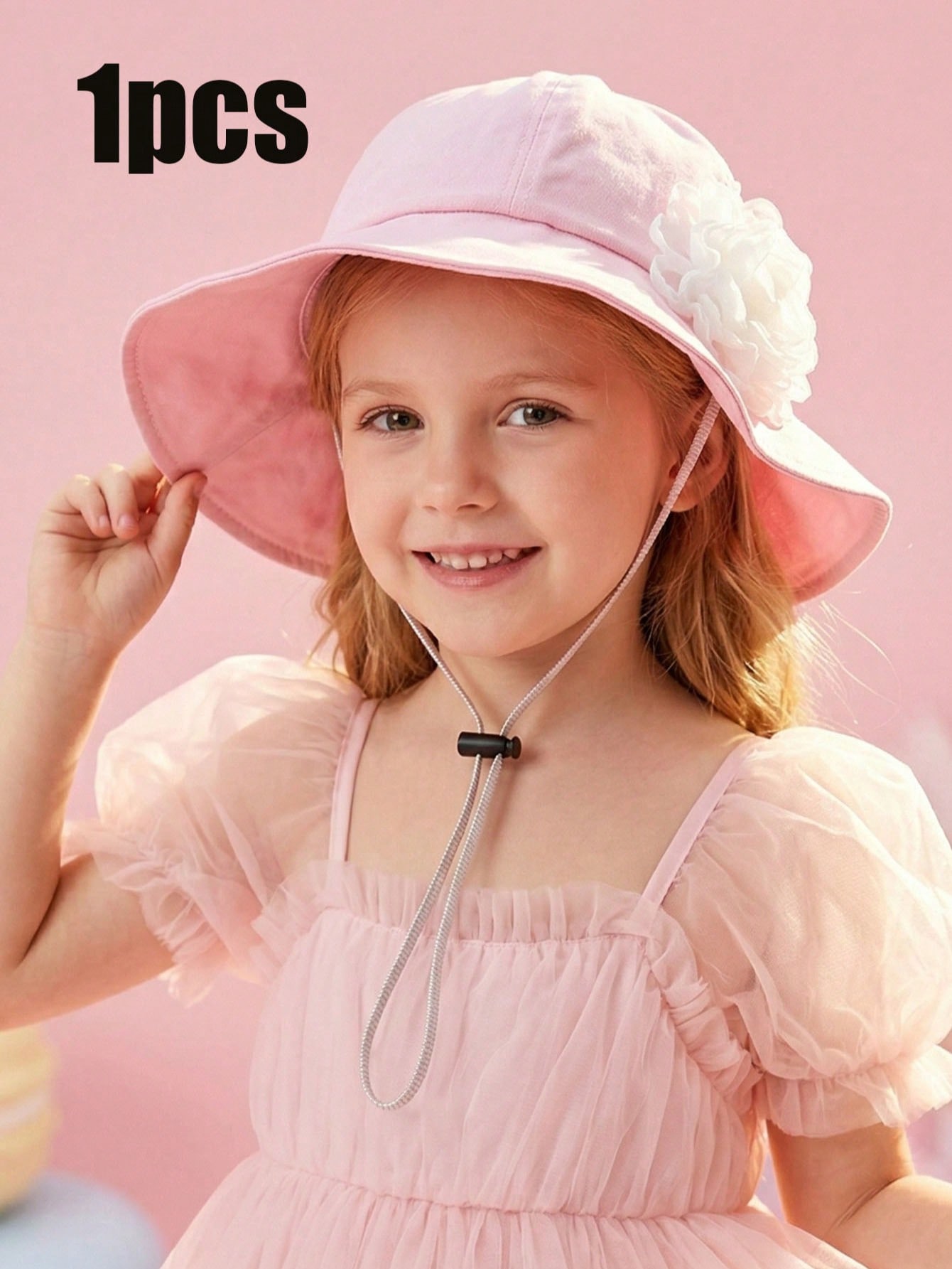 1Pc 3-8Y Girls White Big Flowe – Fishing Hat recenzja i cena
