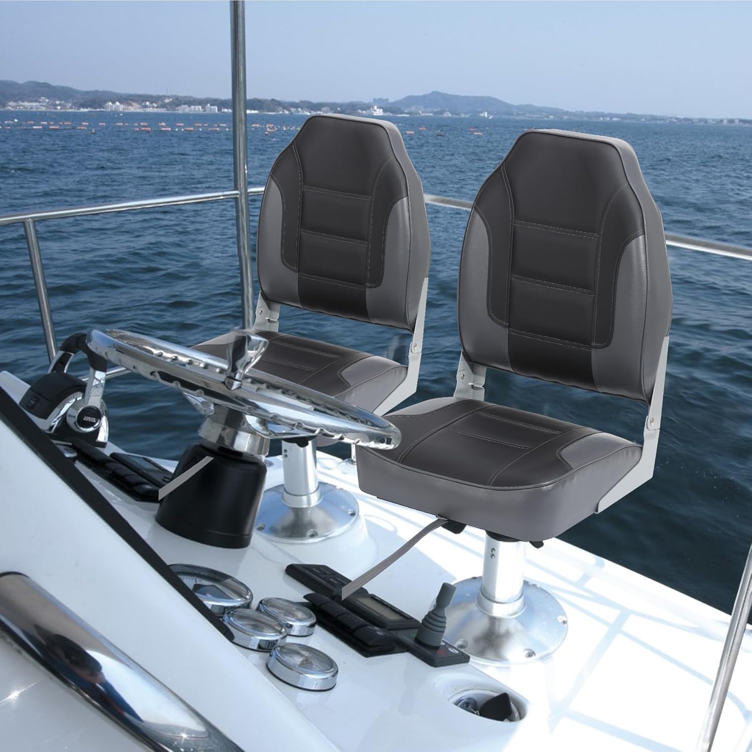 2 Pack Folding Boat Seats, Hig – Fishing Backpack recenzja i cena