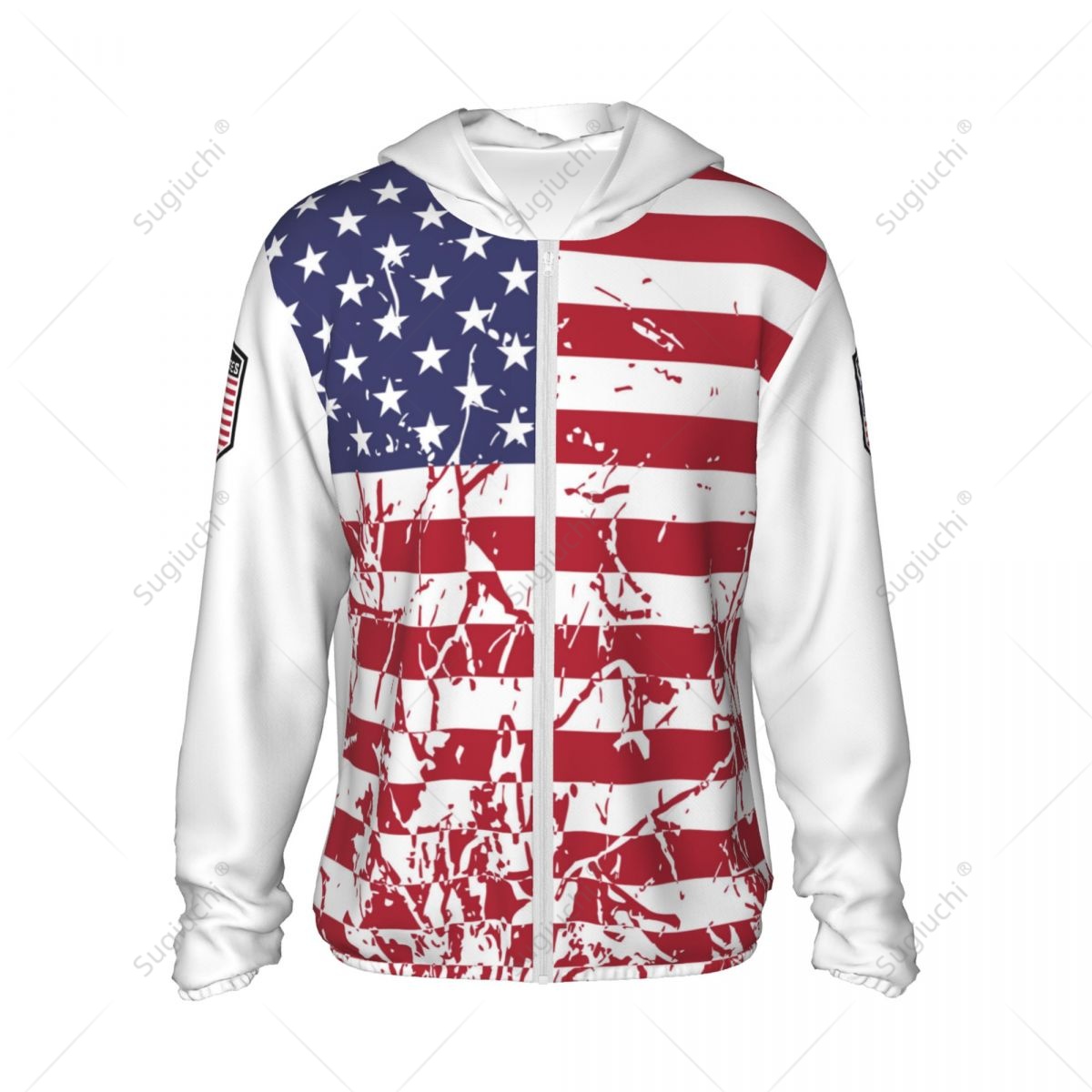 United States Flag Sun Protect – Fishing Hoodie recenzja i cena