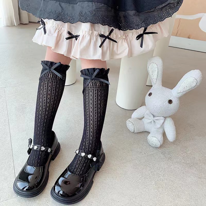 Girls Long Tube Lace Stockings – Fishing Socks recenzja i cena