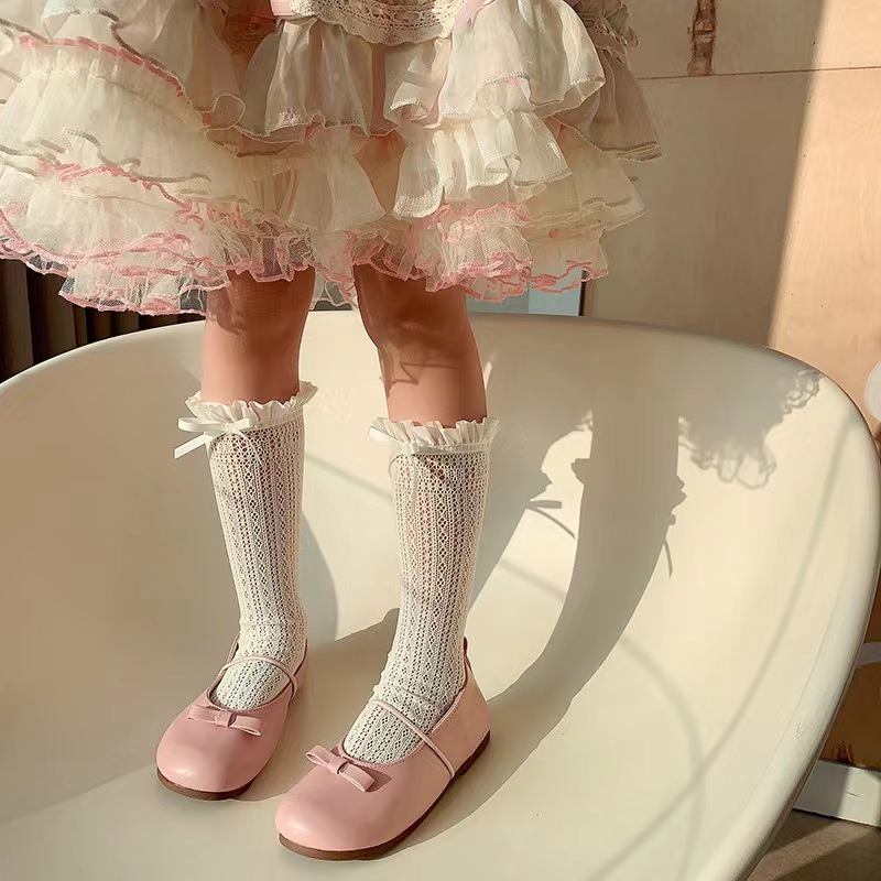 Girls Long Tube Lace Stockings – Fishing Socks recenzja i cena