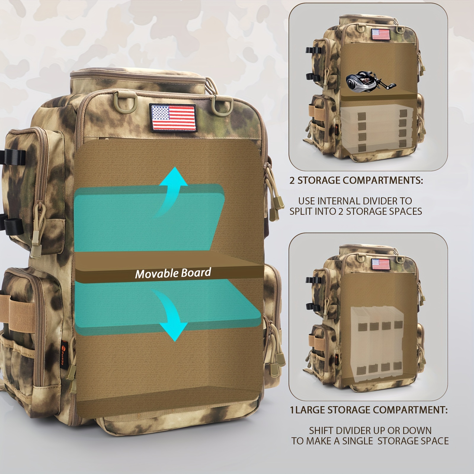 A Spacious 11.89gal Fishing Ba – Fishing Backpack recenzja i cena