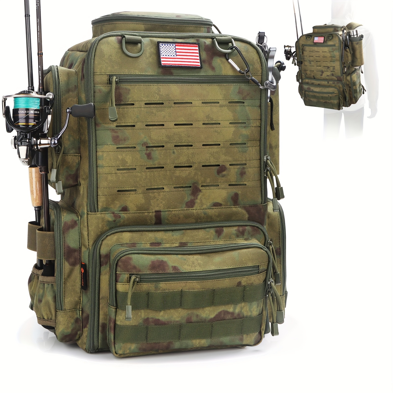 A Spacious 11.89gal Fishing Ba – Fishing Backpack recenzja i cena