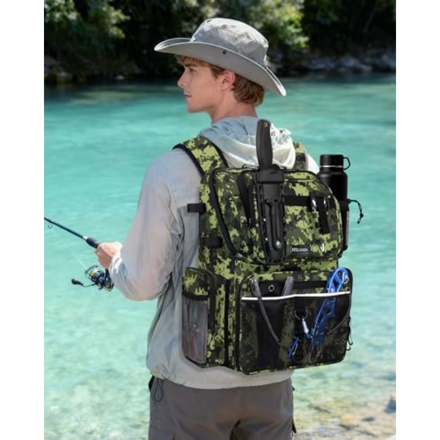 Fishing Backpack with Rod Hold – Fishing Backpack recenzja i cena