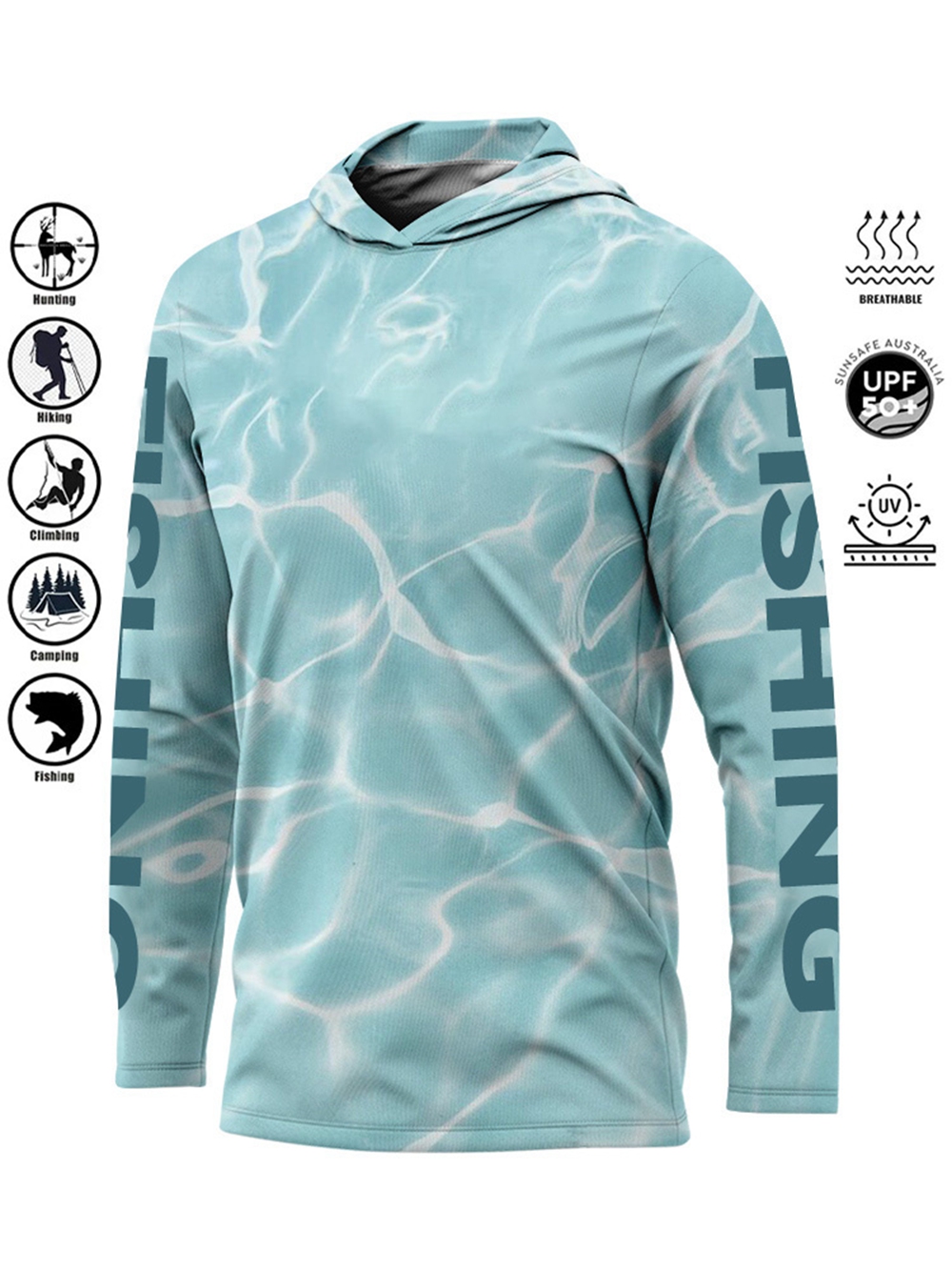 MALFC Hood Fishing Shirt Fishi – Fishing Shirt Uv Protection recenzja i cena
