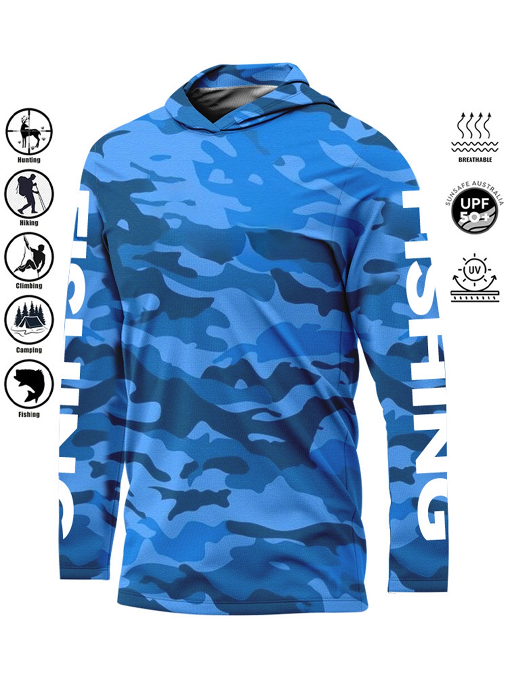 MALFC Hood Fishing Shirt Fishi – Fishing Shirt Uv Protection recenzja i cena