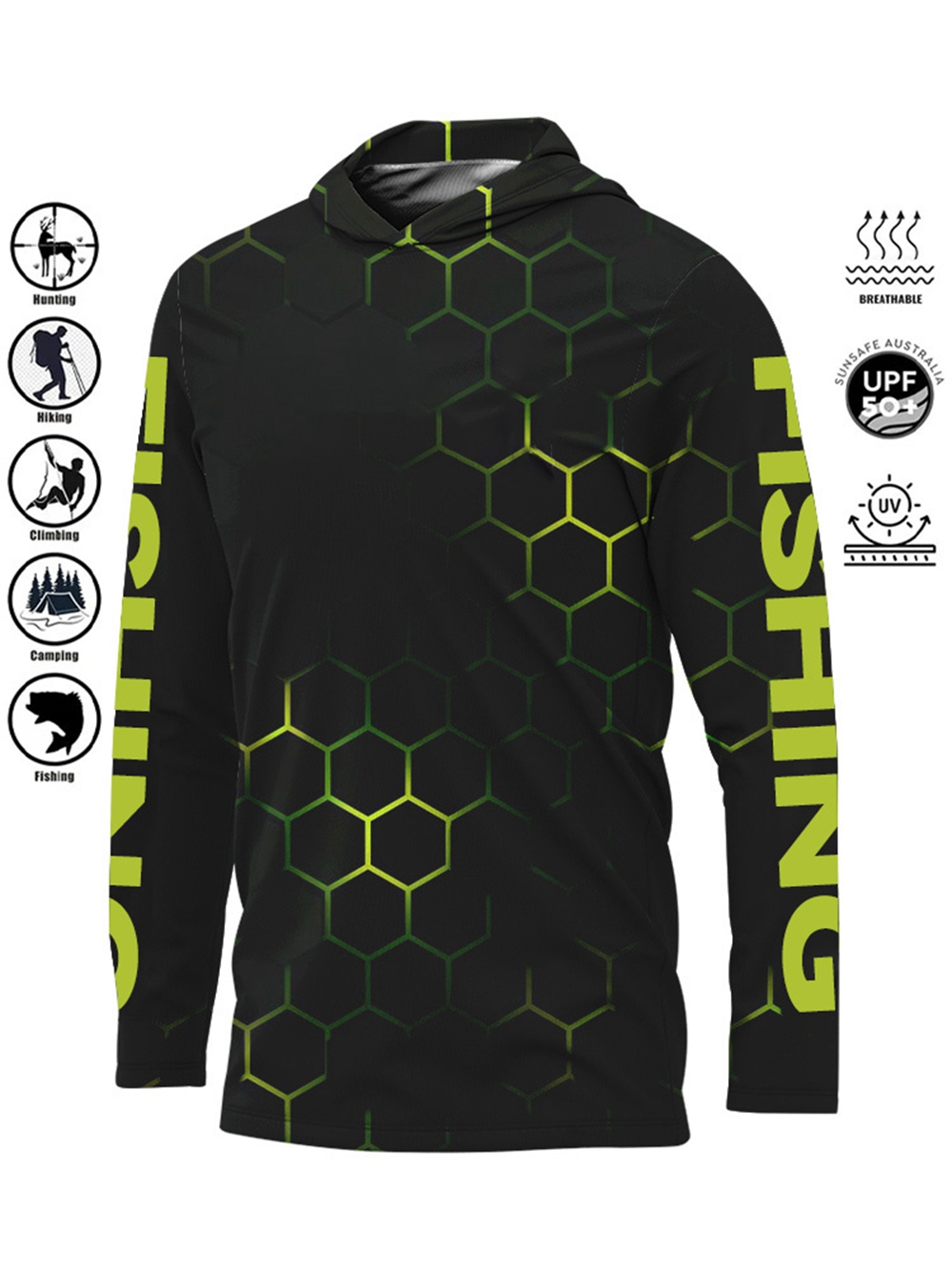 MALFC Hood Fishing Shirt Fishi – Fishing Shirt Uv Protection recenzja i cena