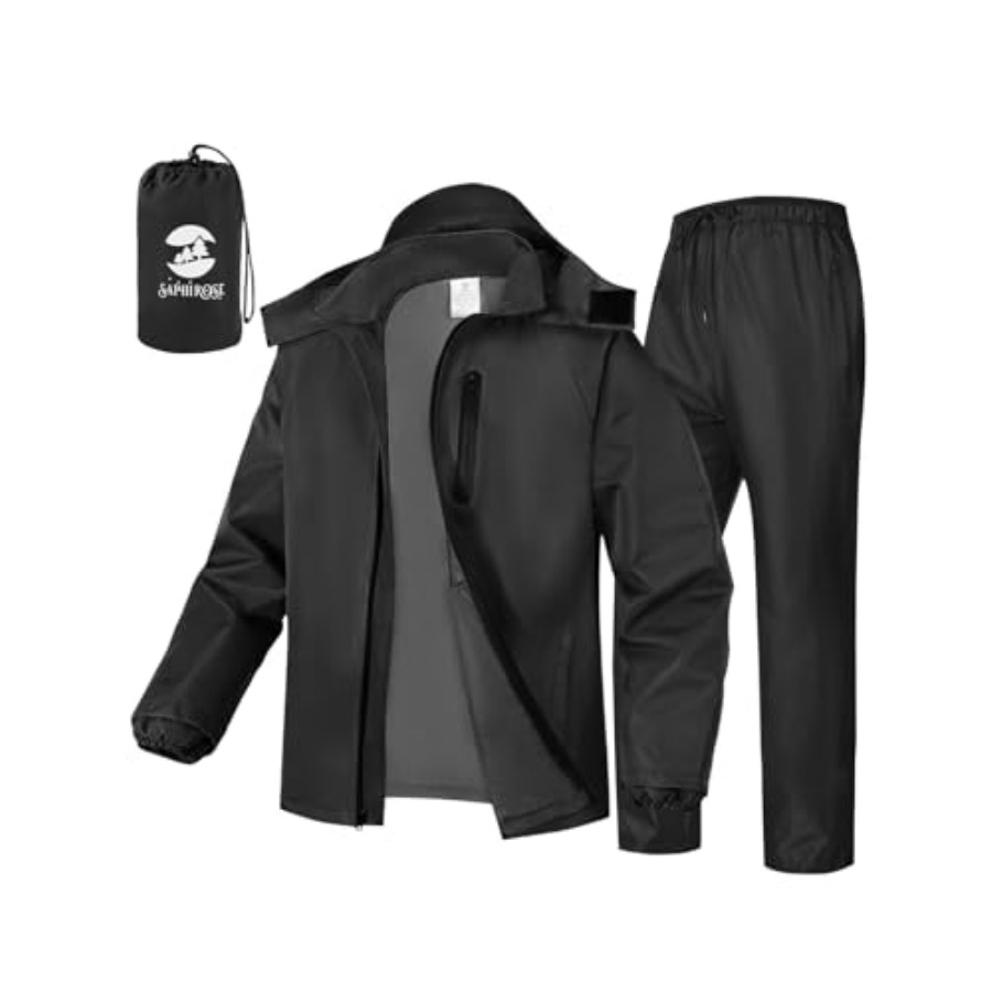 SaphiRose Men's Waterproof Rai – Fishing Rain Suit recenzja i cena