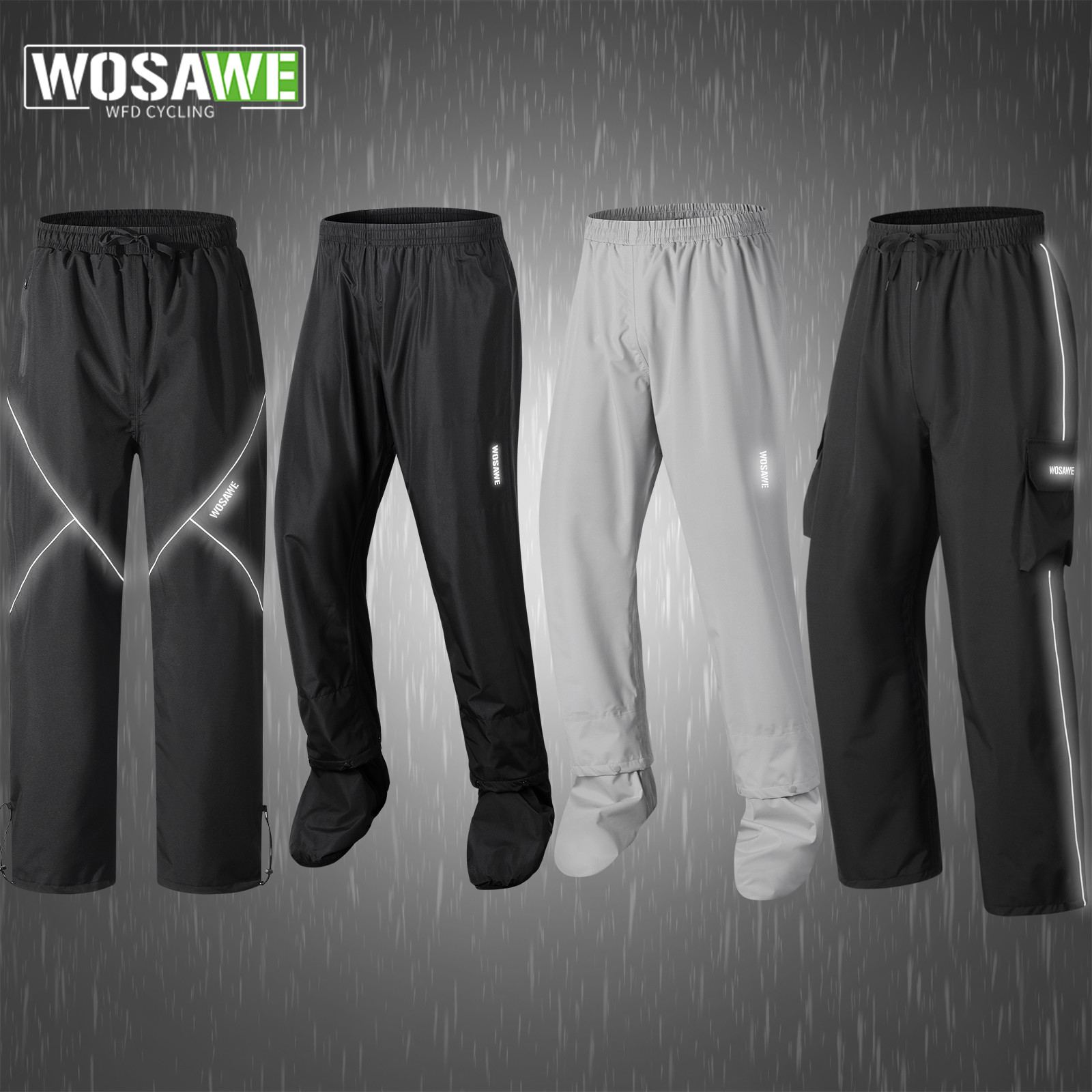 WOSAWE Cycling Rain Pants Wate – Fishing Rain Suit recenzja i cena